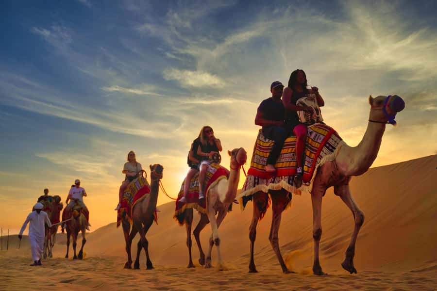 Dubai: Al Khayma Camp Experience with BBQ Dinner - A desert evening built around the camp