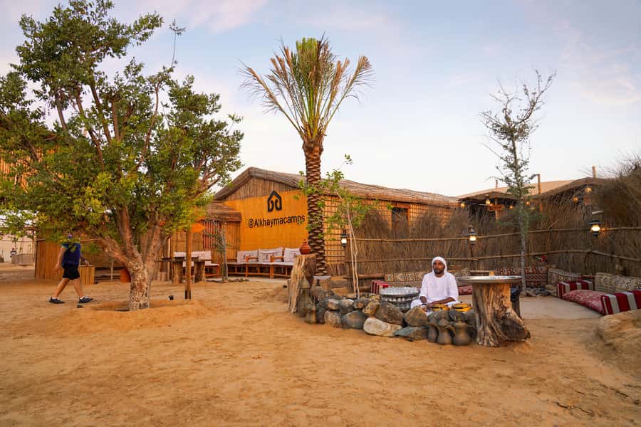 Dubai: Al Khayma Camp Experience with BBQ Dinner - Henna and the slower camp activities
