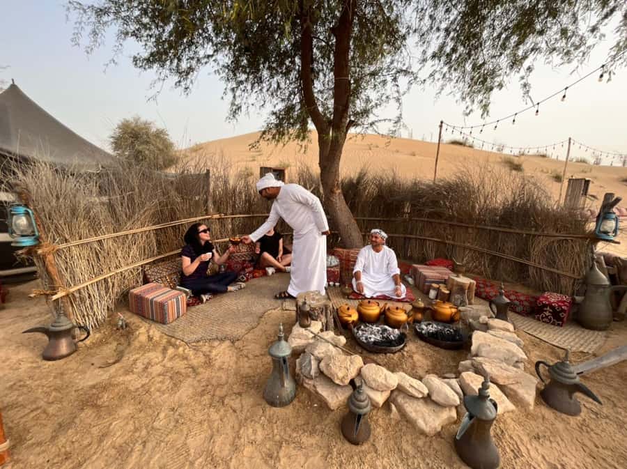 Dubai: Al Marmoom and Al Qudra Lakes Guided Tour with Dinner - What $190 means in practical value