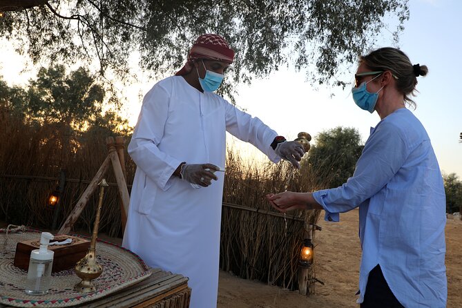 Dubai: Al Marmoom Oasis with Private Bedouin Tent & Dinner - Dinner brings together familiar Middle Eastern flavors