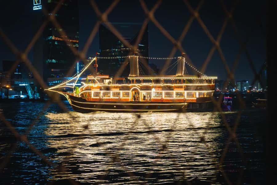Dubai: Al Seef Largest Dhow Dinner Cruise with Live Show - Starting at Al Seef Gate 2A