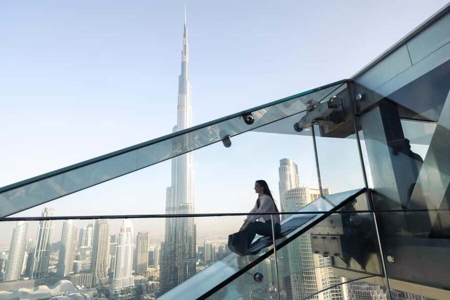 Dubai Aquarium + Sky Views Observatory Tickets - Rainforest, Penguin Cove, and Nursery