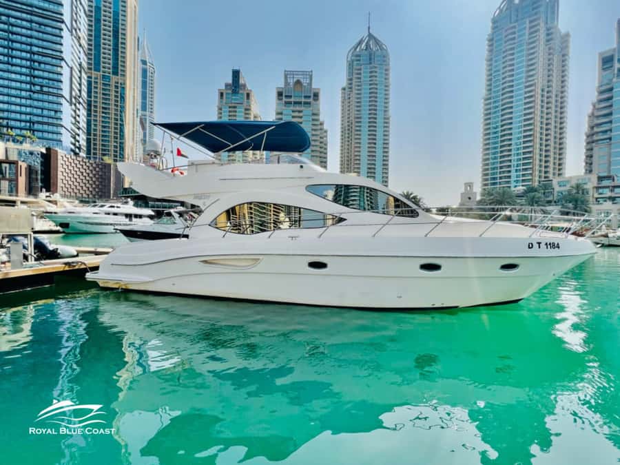 Dubai: Atlantis and Burj Al Arab Cruise on Luxury Yacht - The lagoon swim and the small ladder