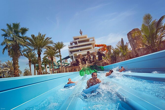 Dubai Atlantis Aquaventure Waterpark Tickets with options - Trident Tower, Splashers Lagoon, and Splashers Cove