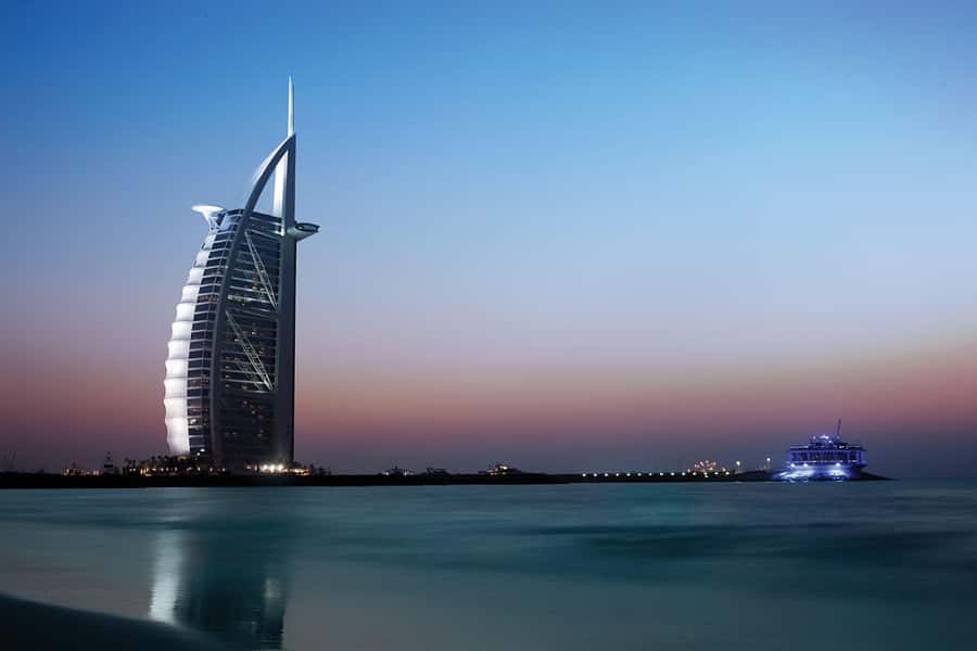 Dubai: Big Bus Panoramic Night Tour & Optional Dinner Cruise - Burj Khalifa and Dubai Mall after dark