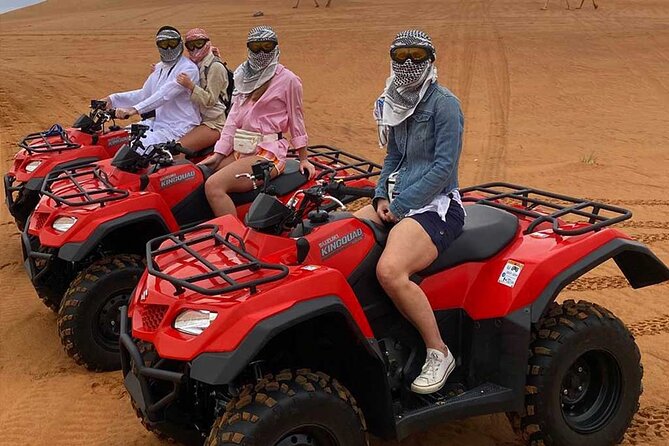 Dubai: Buggy Dune Bashing, Sand Boarding, Camel Ride & Show - Getting to the red dunes from Dubai