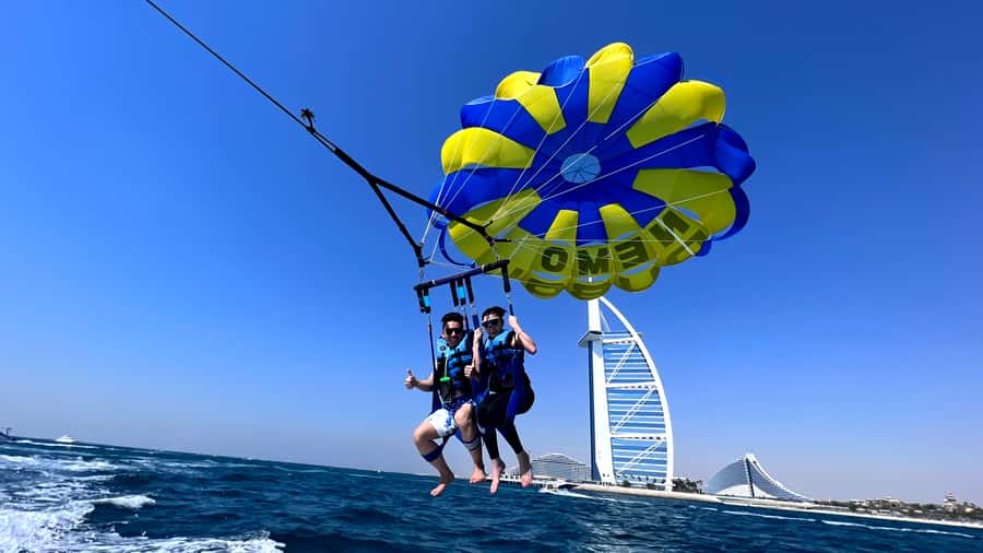 Dubai: Burj Al Arab Parasailing, Ice Cream, Pics, and Videos - Key points to know before booking