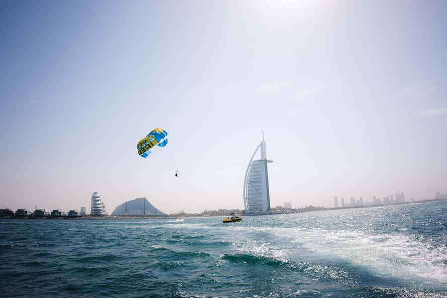 Dubai: Burj Al Arab Parasailing, Ice Cream, Pics, and Videos - How the $67 price works for a one-hour outing