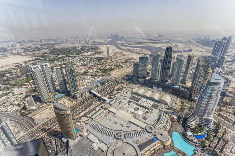 Dubai: Burj Khalifa Sky Level 148, 124, & 125 Entry Ticket - The construction exhibition on the way out