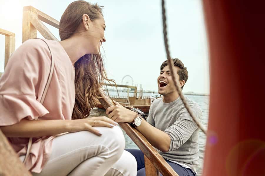 Dubai: Burj Khalifa Sunset on an Abra - Why the sunset timing matters