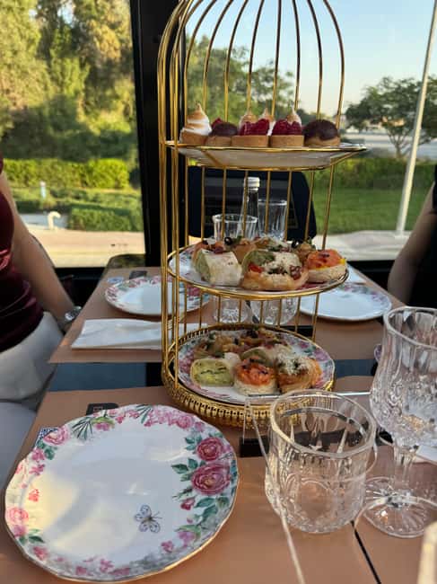 Dubai: Bustronomy Panoramic Afternoon Tea City Tour - Seeing Dubai from a dining table