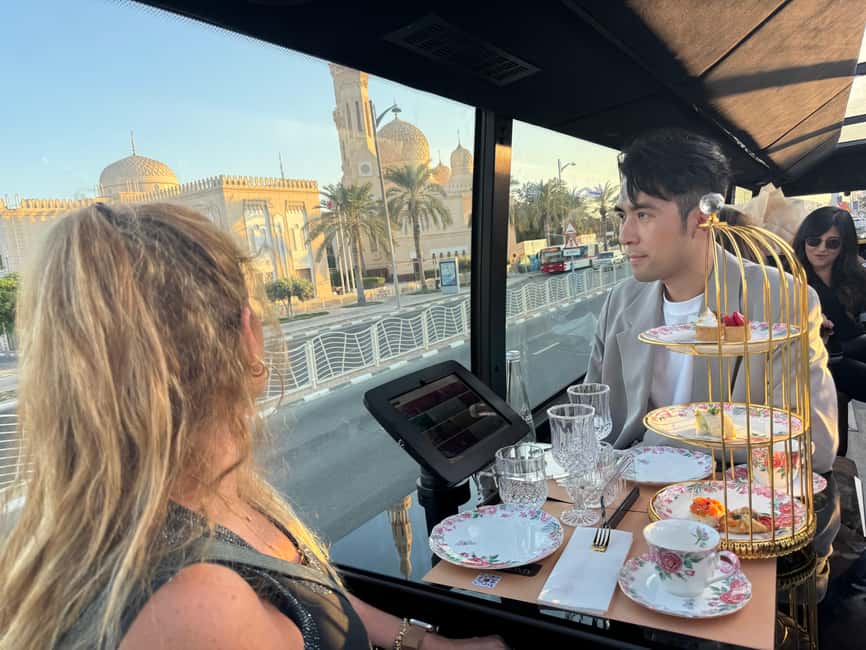 Dubai: Bustronomy Panoramic Afternoon Tea City Tour - Drinks and the small details that matter