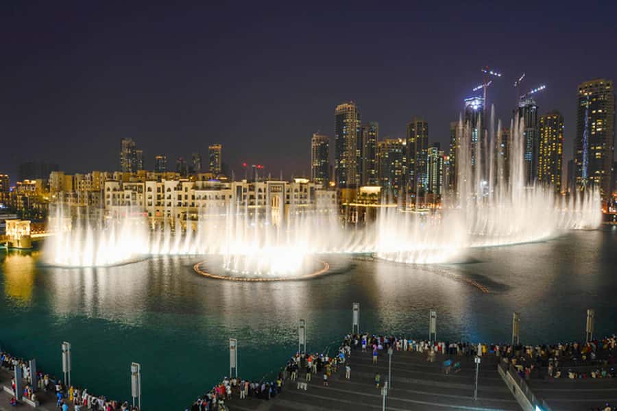 Dubai by Night City Tour with Fountain Show - Seeing Dubai Marina and its yachts