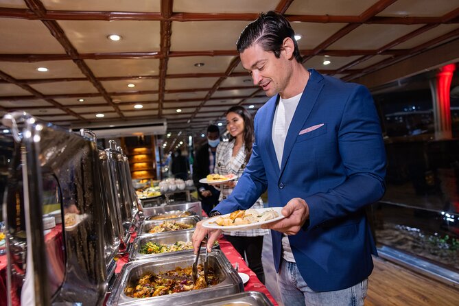 Dubai Canal Dinner Cruise with La Perle Show Tickets Combo - Dinner quality, music, and the right expectations