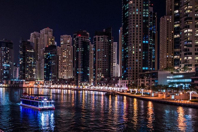Dubai City Tour By Night with Burj Khalifa Ticket - Jumeirah Public Beach and the coastal view