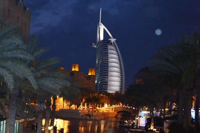 Dubai City Tour By Night With Burj Khalifa Ticket - Jumeirah Zabeel Saray and Dubai Marina views