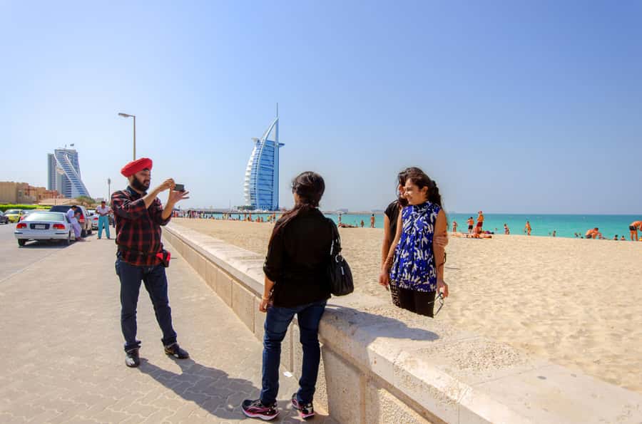 Dubai Cityscape and Desert Safari Full-Day Tour - Jumeirah Mosque and the beach district