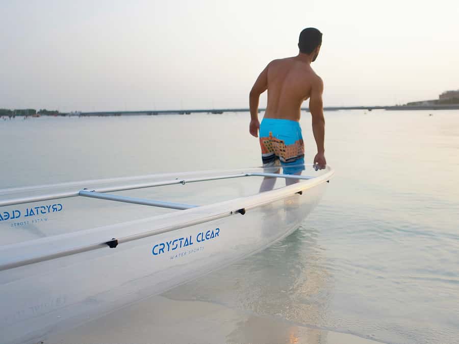 Dubai: Clear Kayaking Experience with Burj Khalifa View - Finding Crystal Clear Watersports at the harbor