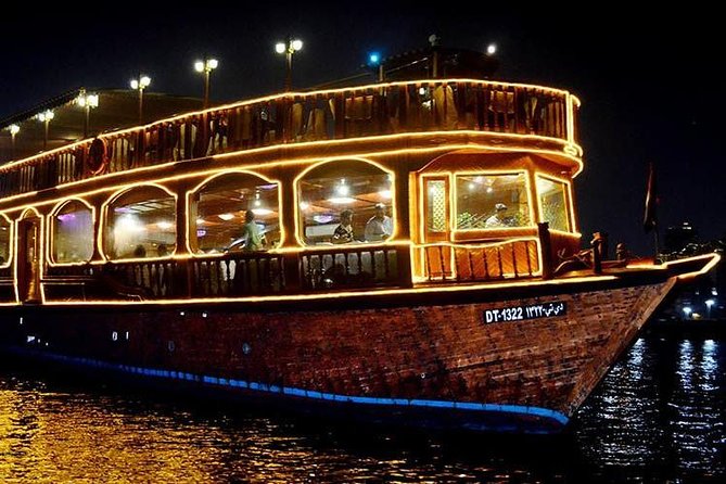 Dubai Creek Cruise Dinner with Transfer - A short night on Dubai Creek