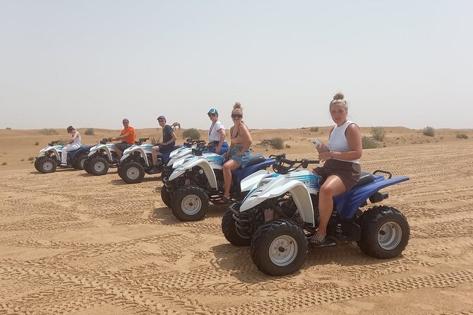 Dubai Desert 4x4 Dune Bashing, Self-Ride 30min ATV Quad, Camel Ride,Shows,Dinner - From Dubai streets to the open desert