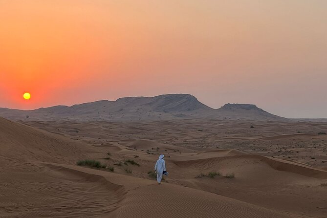 Dubai Desert 4x4 Dune Bashing, Self-Ride 30min ATV Quad, Camel Ride,Shows,Dinner - Sandboarding, camel riding, and camp time