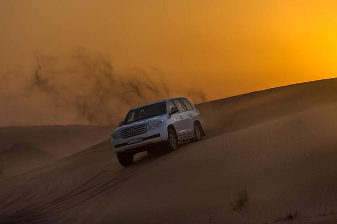 Dubai Desert 4x4 Safari with Camp activities & BBQ Dinner - From Dubai’s city streets to the Lahbab dunes