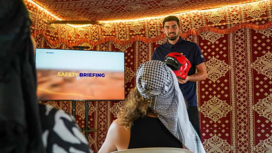 Dubai Desert Adventure: Red Dunes Guided Quad/Polaris & BBQ - Choosing between quad bike and Polaris RZR