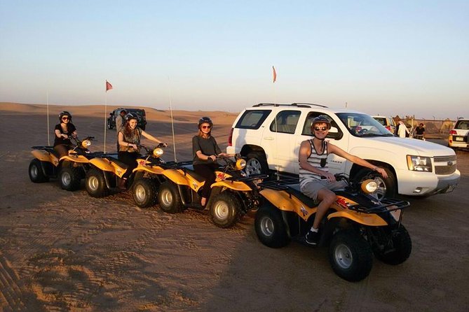 Dubai Desert Afternoon Quad Safari with Camel Ride, BBQ Dinner and Belly Dancing - What the $120 price really covers
