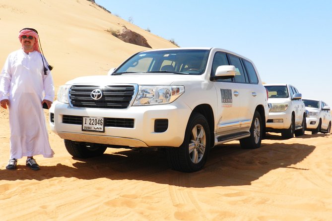 Dubai Desert BBQ Dinner, Camel Ride, Sandboarding and Live Shows - Leaving Dubai for the golden desert