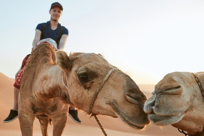 Dubai Desert Bespoke: Red Dunes Safari, Camel Ride & BBQ Options - The 25-minute tire stop before the action
