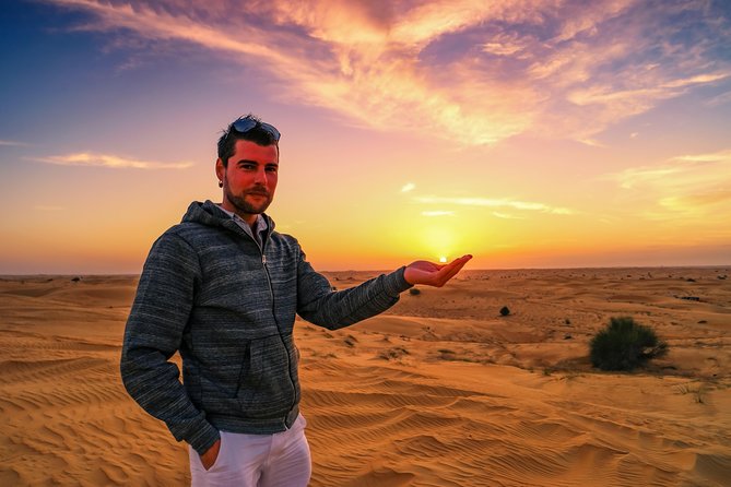 Dubai Desert Discovery: Red Dunes Safari, Sandboard & Camel Ride - Hotel Pickup From Dubai, Sharjah, or Ajman
