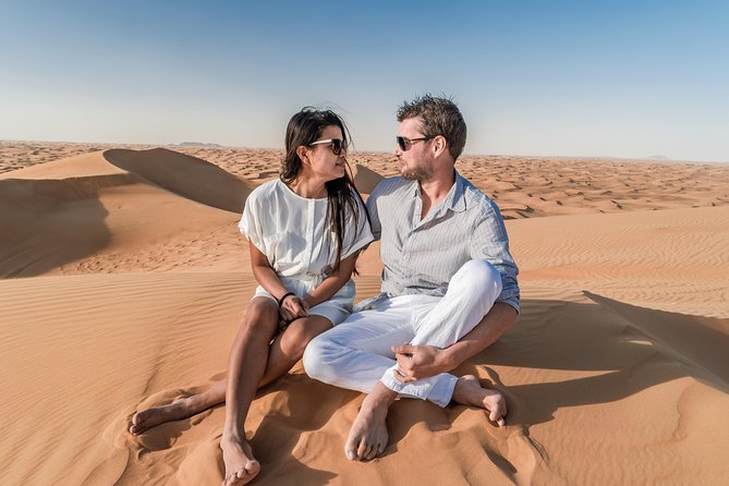 Dubai Desert Discovery: Red Dunes Safari, Sandboard & Camel Ride - The First Lahbab Stop: Camels and Desert Photographs