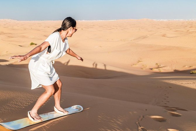 Dubai Desert Journey: Red Dunes Safari with BBQ in Bedouin Camp - BBQ buffet, vegetarian food, and three stage shows