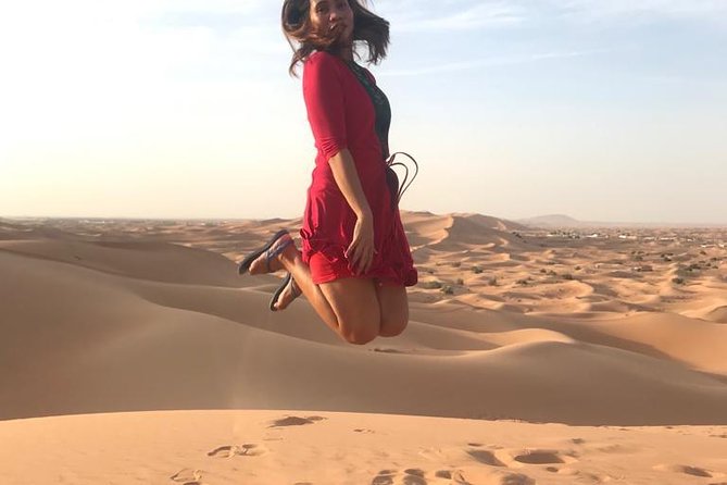 Dubai Desert Red Dune Half-Day Safari Adventure and BBQ Dinner - A short camel ride at the Bedouin-style camp