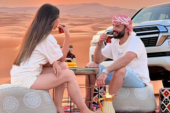 Dubai Desert Safari: 4x4 Dune Bashing, Camel Ride & BBQ Dinner - A short camel ride with a useful cultural link