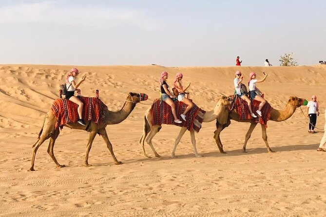 Dubai Desert Safari 4x4 Dune Bashing with Camel Riding - The 3:00 pm pickup and ride from Dubai