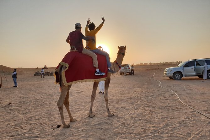 Dubai: Desert Safari 4x4 Dune with Camel Riding and Sandboarding - The camel ride: short, traditional, and amusing