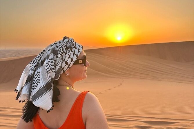 Dubai Desert Safari Adventure - The desert camp after dark