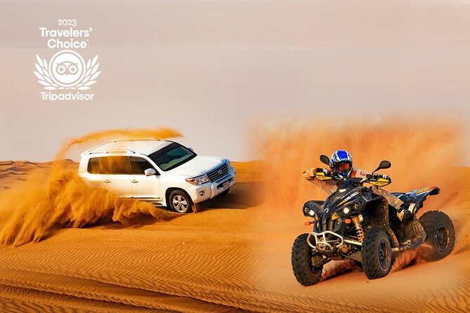 Dubai Desert Safari Adventure, 60mins ATV, Camel Ride, Shows, BBQ - Key points to know before booking
