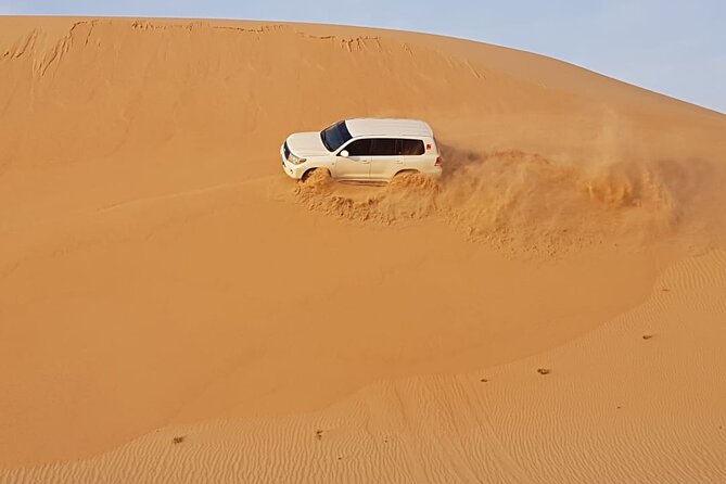 Dubai Desert Safari Adventure, Camel Ride, Sand surf, BBQ Dinner - Key points at a glance