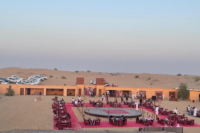 Dubai Desert Safari Adventure with Premium BBQ Dinner - Camel riding, henna, and shisha