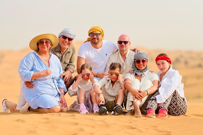 Dubai Desert Safari, BBQ, Live Shows, Camel, Sandboard (7-Hours) - Dune bashing on Lahbab’s high red dunes