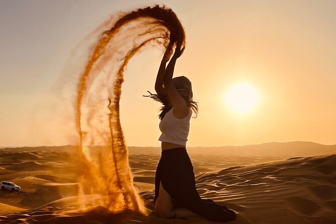 Dubai Desert Safari & Buffet Dinner and Camel ride with PRIVATE CAR - A private start from your Dubai hotel