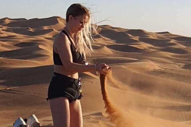 Dubai Desert Safari & Buffet Dinner and Camel ride with PRIVATE CAR - The shared camp and short camel ride