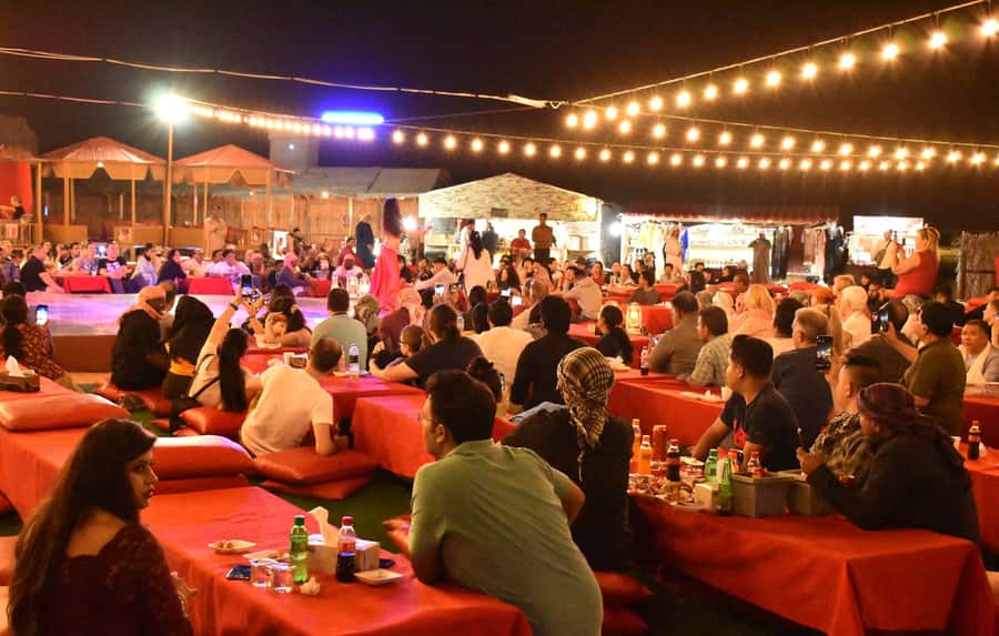 Dubai: Desert Safari, Camel Ride, and BBQ Dinner - Belly dancing and the Tanura show