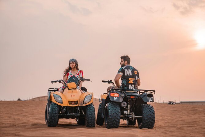 Dubai Desert Safari Camel Ride Sand Boarding BBQ Dinner - The drive to the Al Madam desert