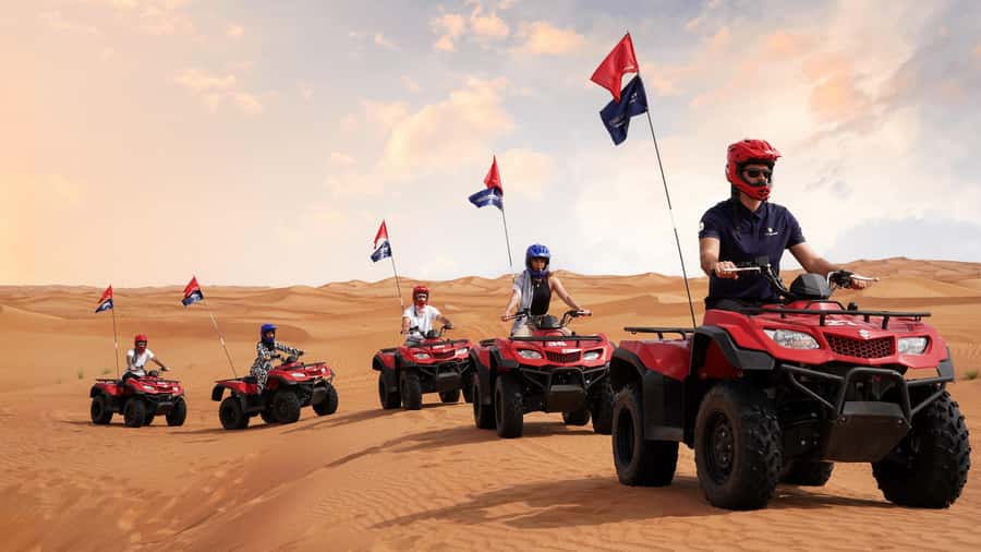 Dubai Desert Safari - Camel Ride, Sandboarding & 30 Min Quad - A 30-minute pause to prepare the 4x4