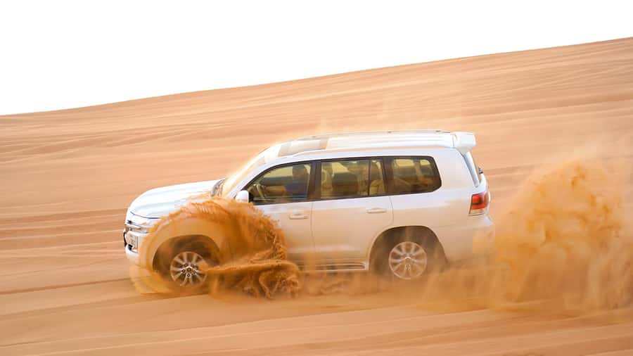 Dubai: Desert Safari, Camel Ride, Sandboarding, Quad Bike - A camel ride with modest expectations