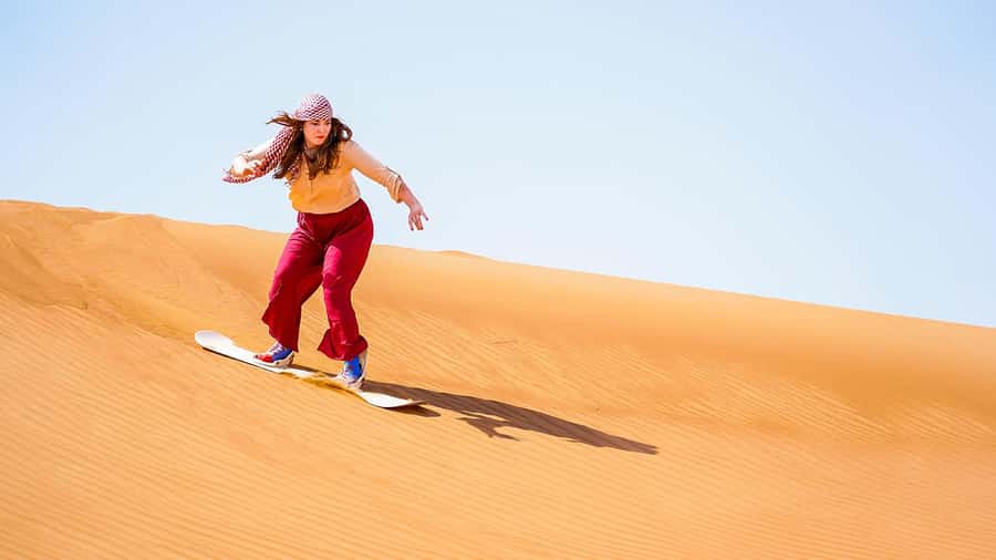 Dubai: Desert Safari, Camel Ride, Sandboarding, Quad Bike - Leaving Dubai for the Red Dunes