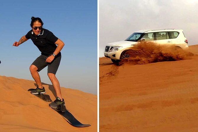 Dubai: Desert Safari, Camel Ride, Show & Optional Dinner - The 40-minute 4WD dune-bashing ride